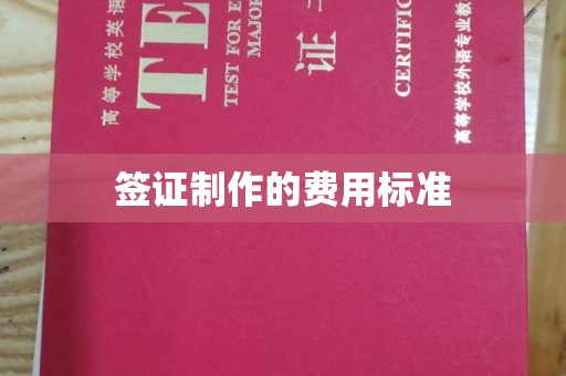 四子王旗签证制作的费用标准