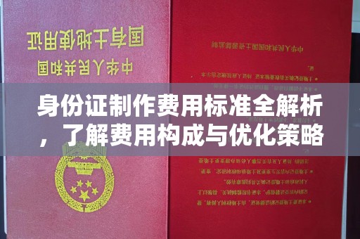四子王旗身份证制作费用标准全解析，了解费用构成与优化策略